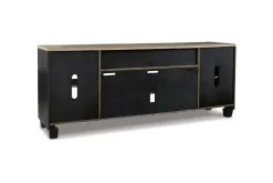 Mor Furniture Foyland Media Console In Black/Brown