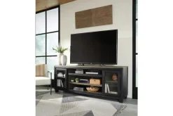 Mor Furniture Foyland Media Console In Black/Brown