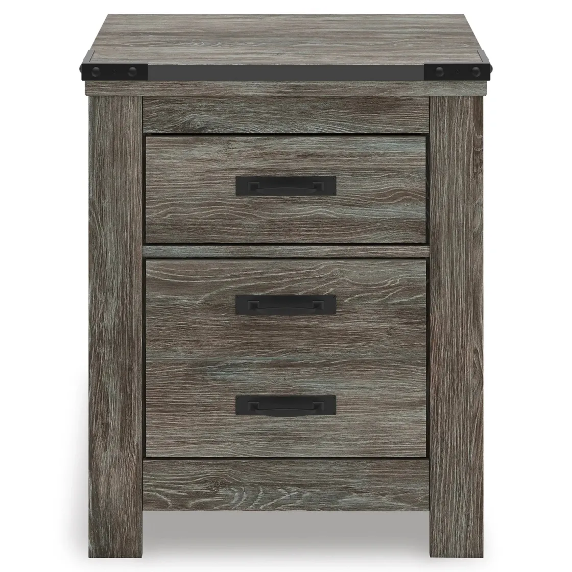 Mor Furniture Frandern Nightstand In Gray