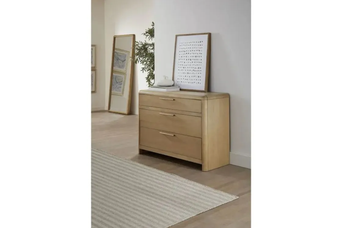 Mor Furniture Furano 3 Drawer Bachelors Chest In Ginger