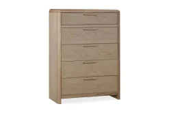 Mor Furniture Furano 5 Drawer Chest In Ginger