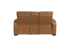 Mor Furniture Gallington 2 Power Console Loveseat In Brown