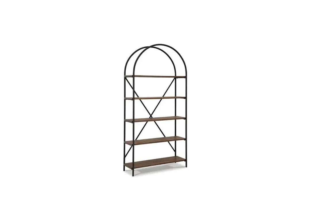 Mor Furniture Galtbury Bookcase In Brown/Black