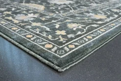 Mor Furniture Gatsby Monroe Rug In Green/Cream, 5’ X 7’