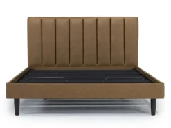 Mor Furniture Gavin Upholstered Adjustable Foundation Bed In Charcoal, Full