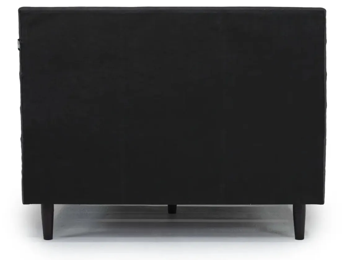 Mor Furniture Gavin Upholstered Adjustable Foundation Bed In Charcoal, Full