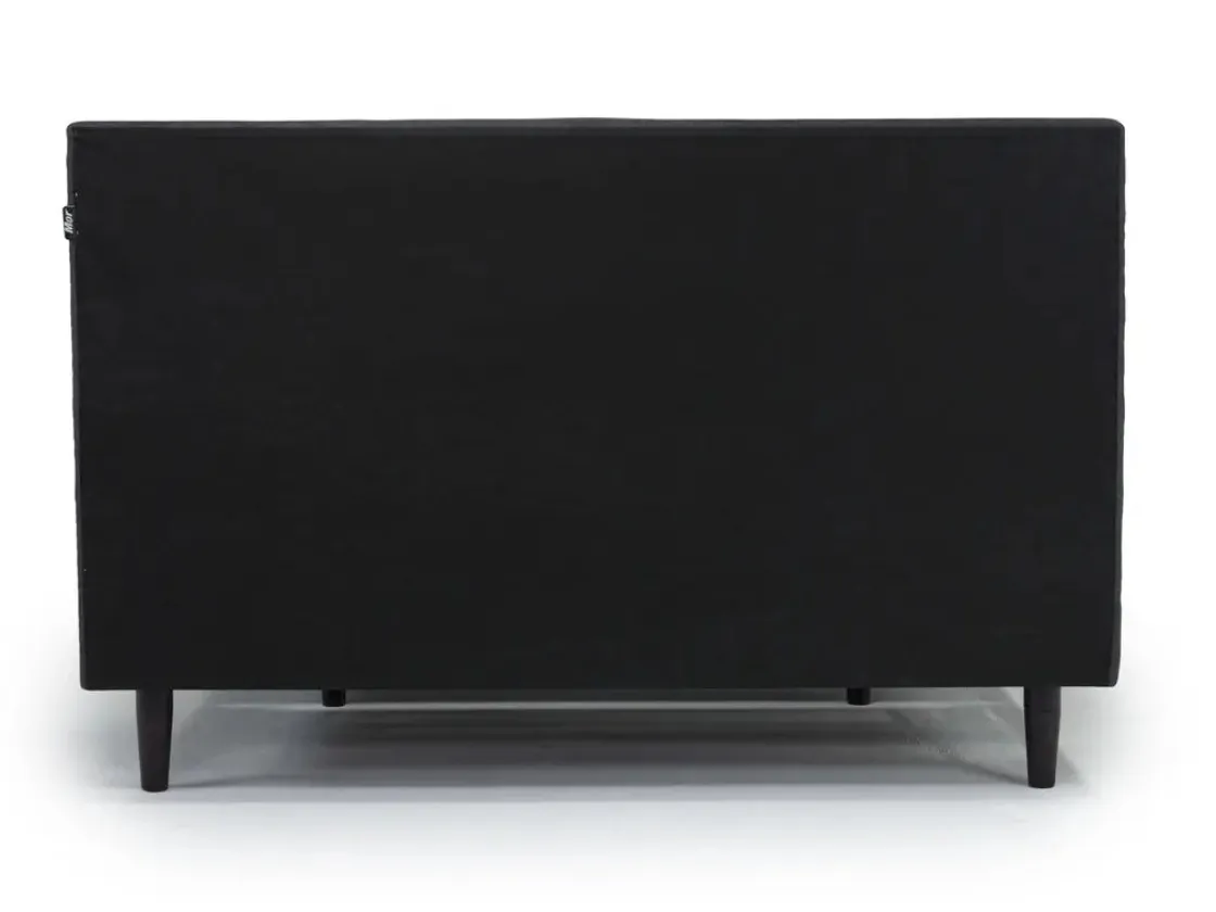 Mor Furniture Gavin Upholstered Adjustable Foundation Bed In Charcoal, Full