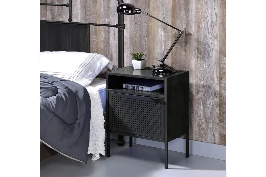 Mor Furniture Gemma Usb Nightstand In Gray
