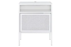 Mor Furniture Gemma Usb Nightstand In Gray