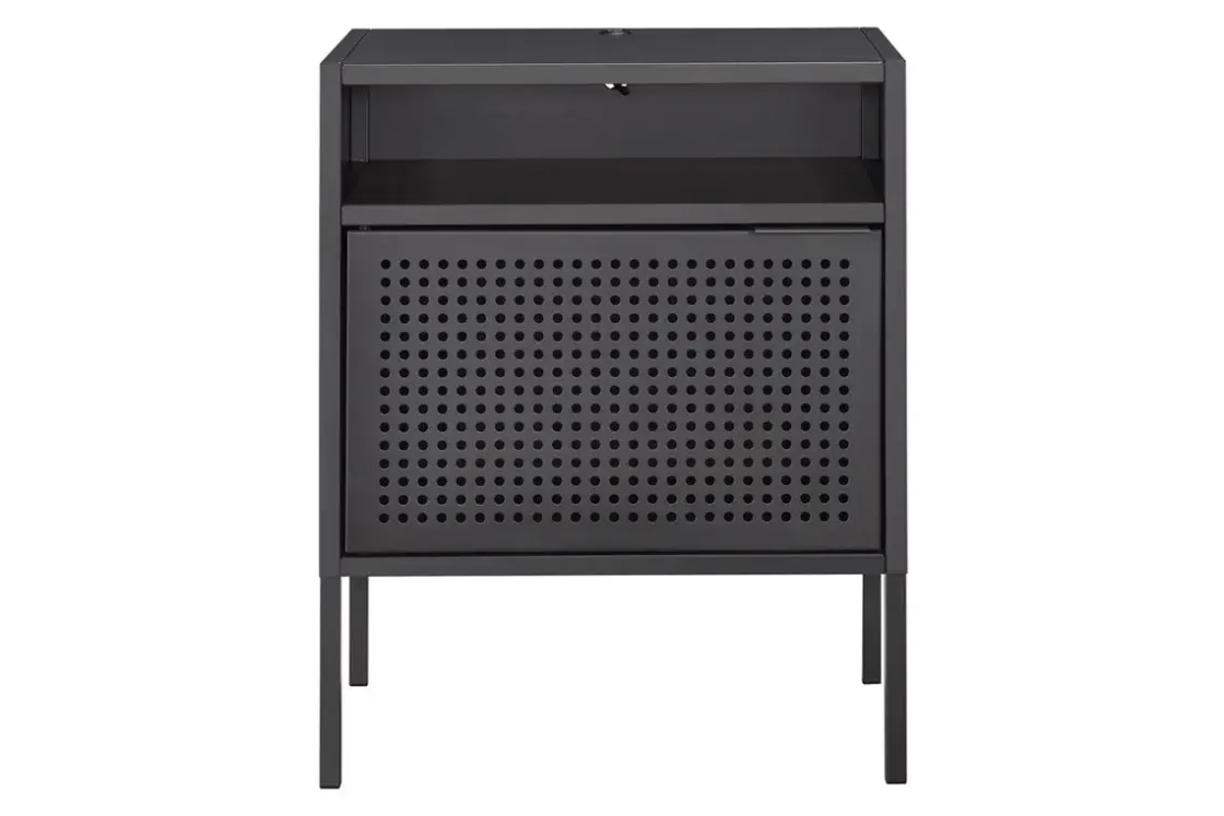 Mor Furniture Gemma Usb Nightstand In Gray