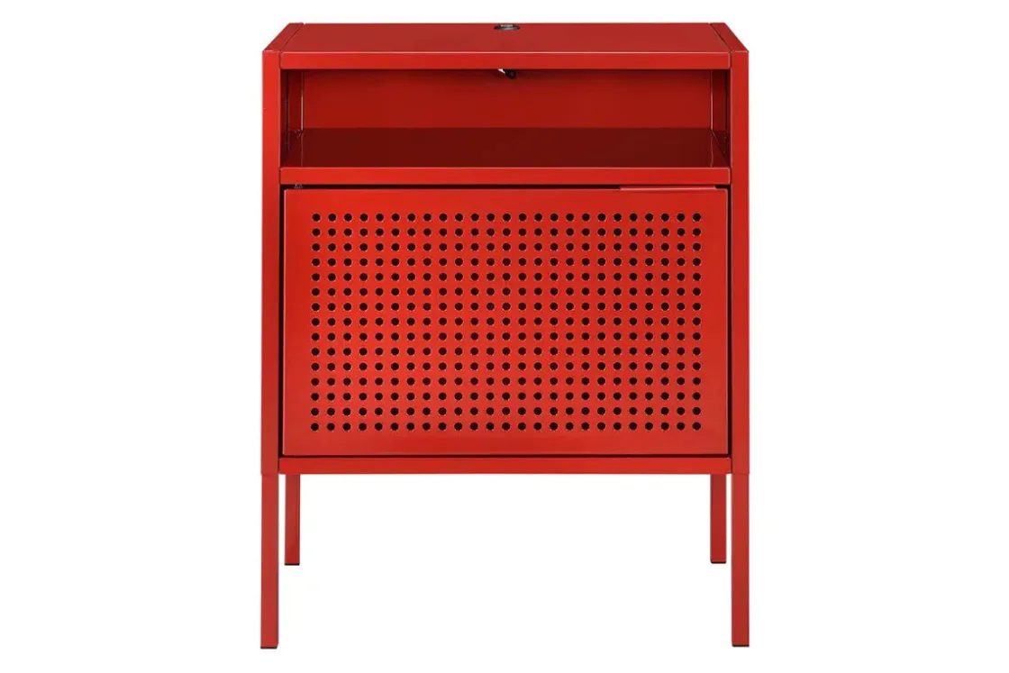 Mor Furniture Gemma Usb Nightstand In Gray