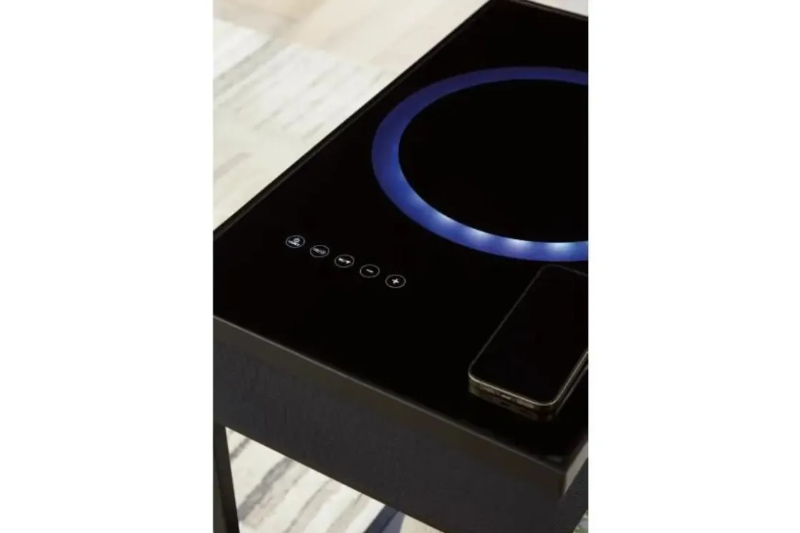 Mor Furniture Gemmet Accent Table In Black