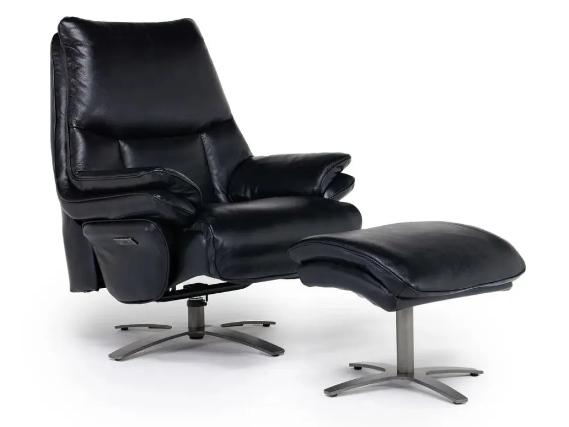 Mor Furniture Geneva Chair & Ottoman In