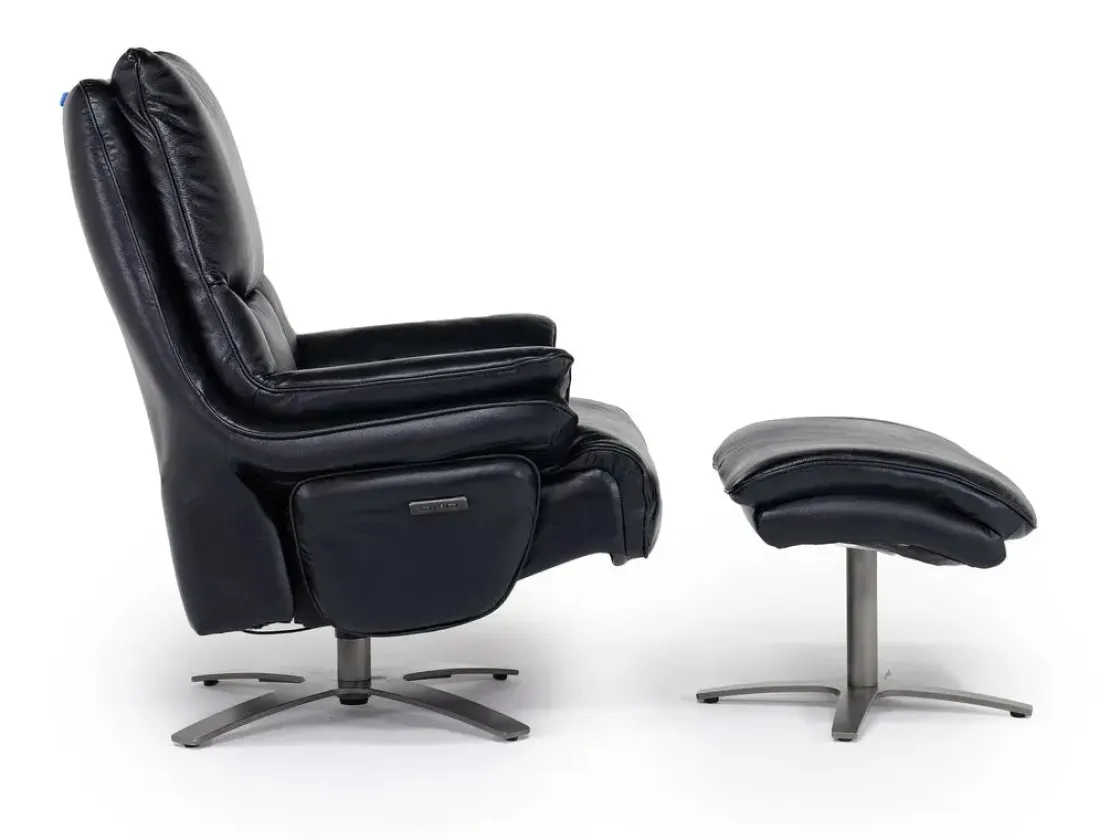 Mor Furniture Geneva Chair & Ottoman In