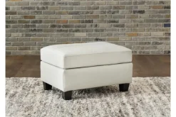 Mor Furniture Genoa Ottoman In Leather