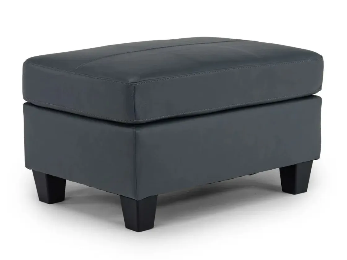Mor Furniture Genoa Ottoman In Leather