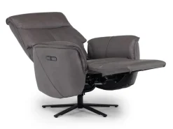 Mor Furniture Gentry Power Swivel Recliner In Gellar Birch