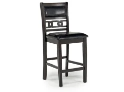 Mor Furniture Gia Counter Height Extendable Round Dining Table & 2 Stools In Gray