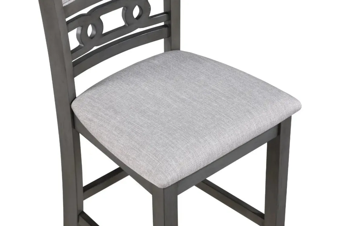 Mor Furniture Gia Counter Height Stool In Gray, Set Of 2