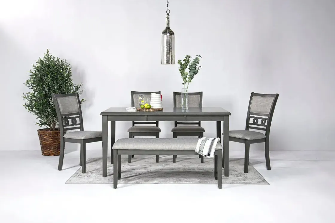 Mor Furniture Gia Dining Bench In Dark Brown