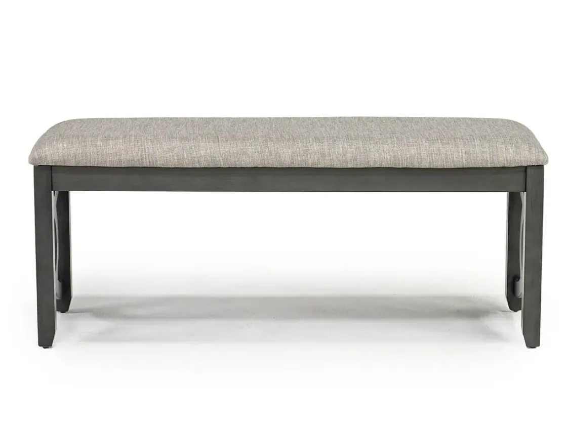 Mor Furniture Gia Dining Bench In Dark Brown