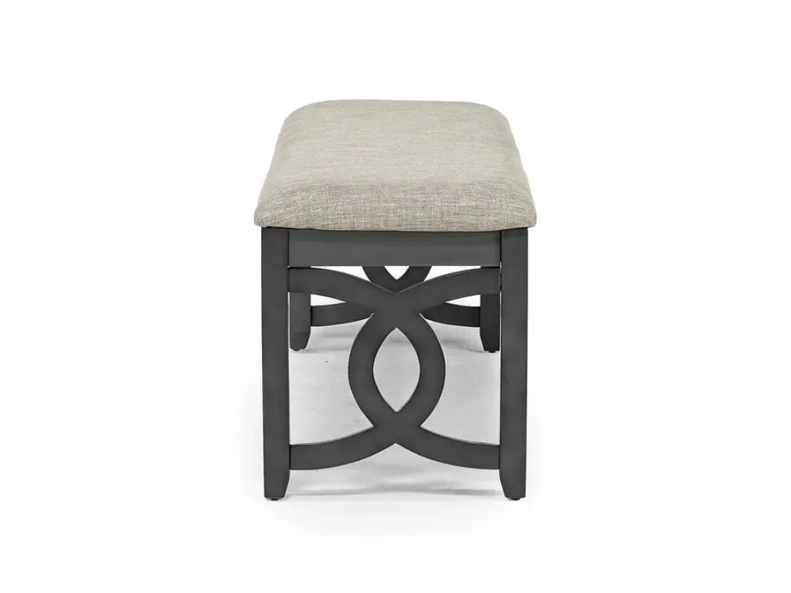 Mor Furniture Gia Dining Bench In Dark Brown