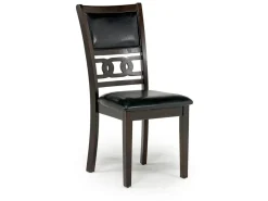 Mor Furniture Gia Extendable Round Dining Table & 2 Chairs In Dark Brown