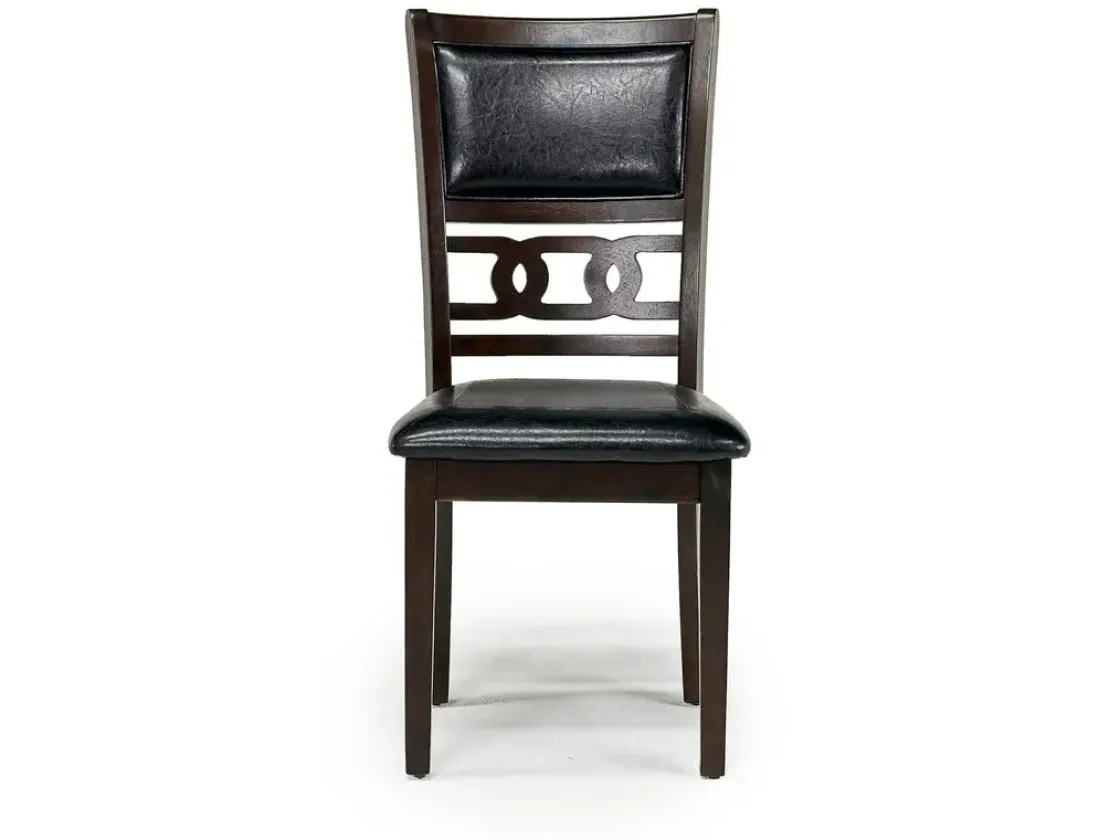 Mor Furniture Gia Extendable Round Dining Table & 2 Chairs In Dark Brown