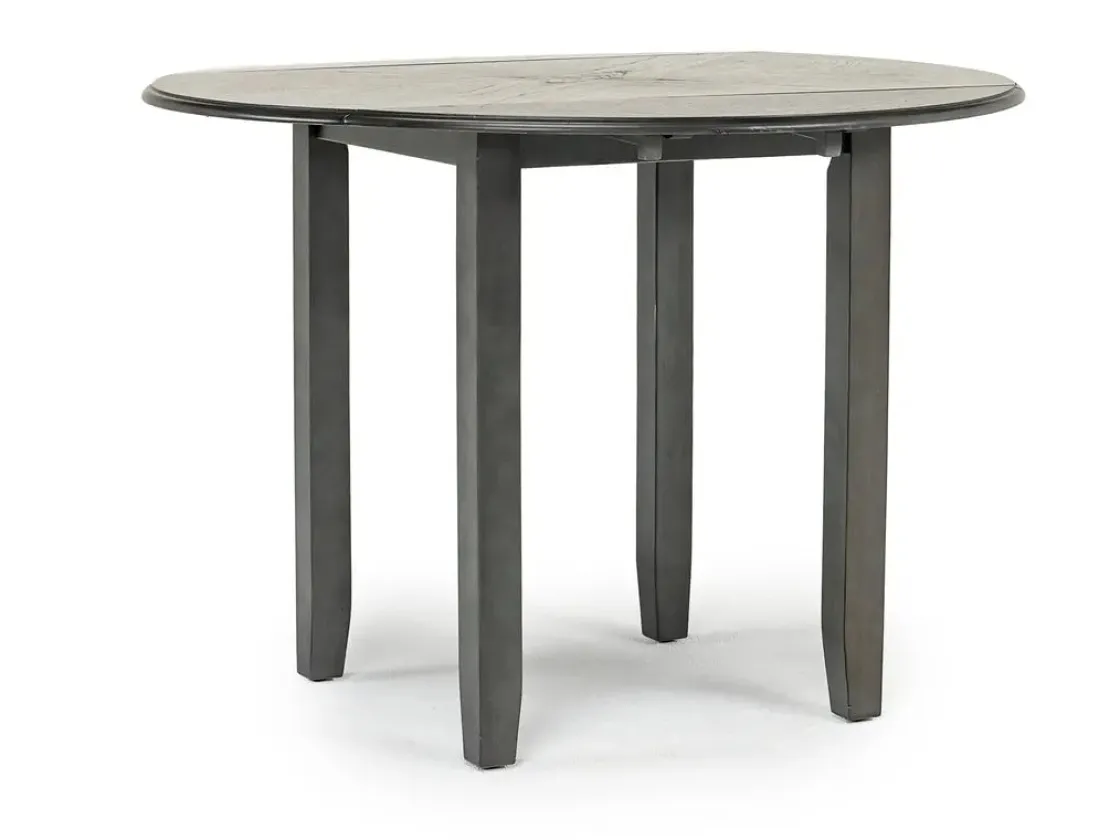 Mor Furniture Gia Extendable Round Dining Table & 2 Chairs In Dark Brown