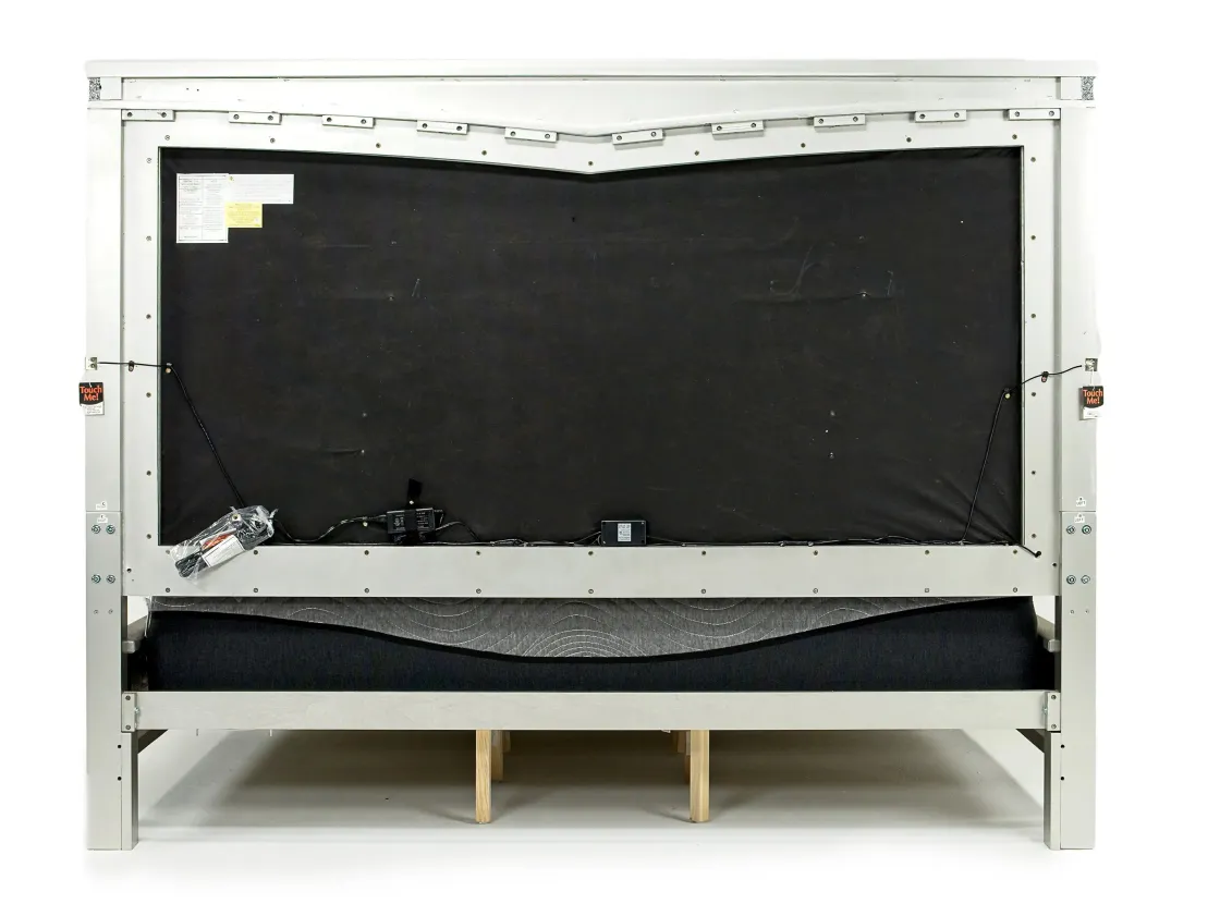 Mor Furniture Glendale Upholstered Bed In Platinum, Queen