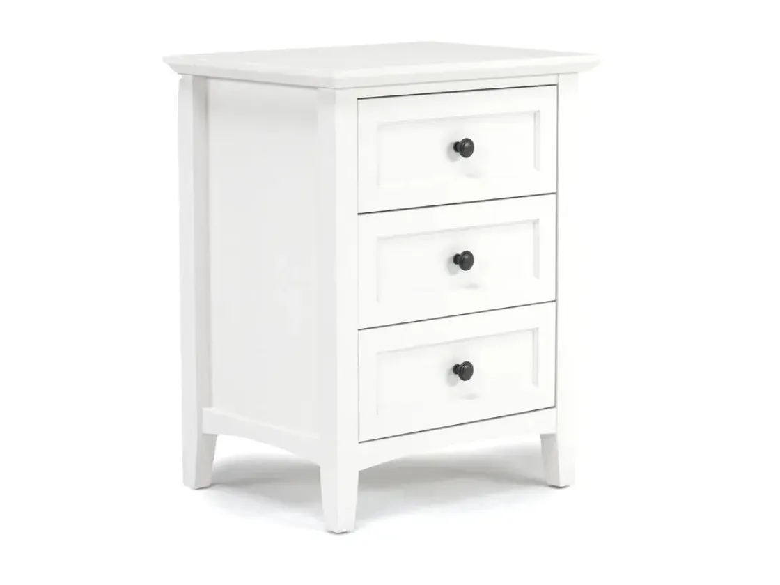 Mor Furniture Grace Panel Bed, Dresser, Mirror & Nightstand In Snowfall, Full