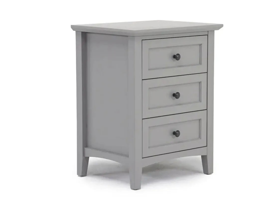 Mor Furniture Grace Panel Bed, Dresser, Mirror & Nightstand In Snowfall, Full