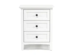Mor Furniture Grace Panel Bed, Dresser, Mirror & Nightstand In Snowfall, Full