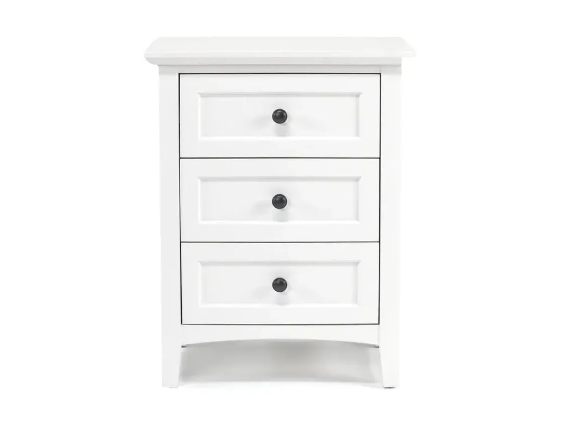 Mor Furniture Grace Panel Bed, Dresser, Mirror & Nightstand In Snowfall, Full