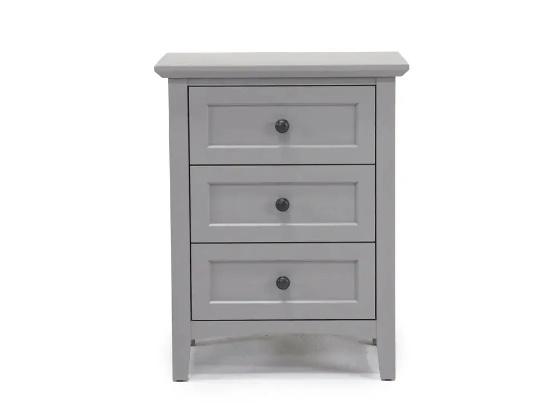 Mor Furniture Grace Panel Bed, Dresser, Mirror & Nightstand In Snowfall, Full