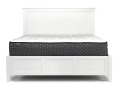 Mor Furniture Grace Panel Bed, Dresser, Mirror & Nightstand In Snowfall, Full