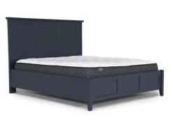 Mor Furniture Grace Panel Bed, Dresser, Mirror & Nightstand In Snowfall, Full