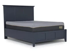 Mor Furniture Grace Panel Bed, Dresser, Mirror & Nightstand In Snowfall, Full