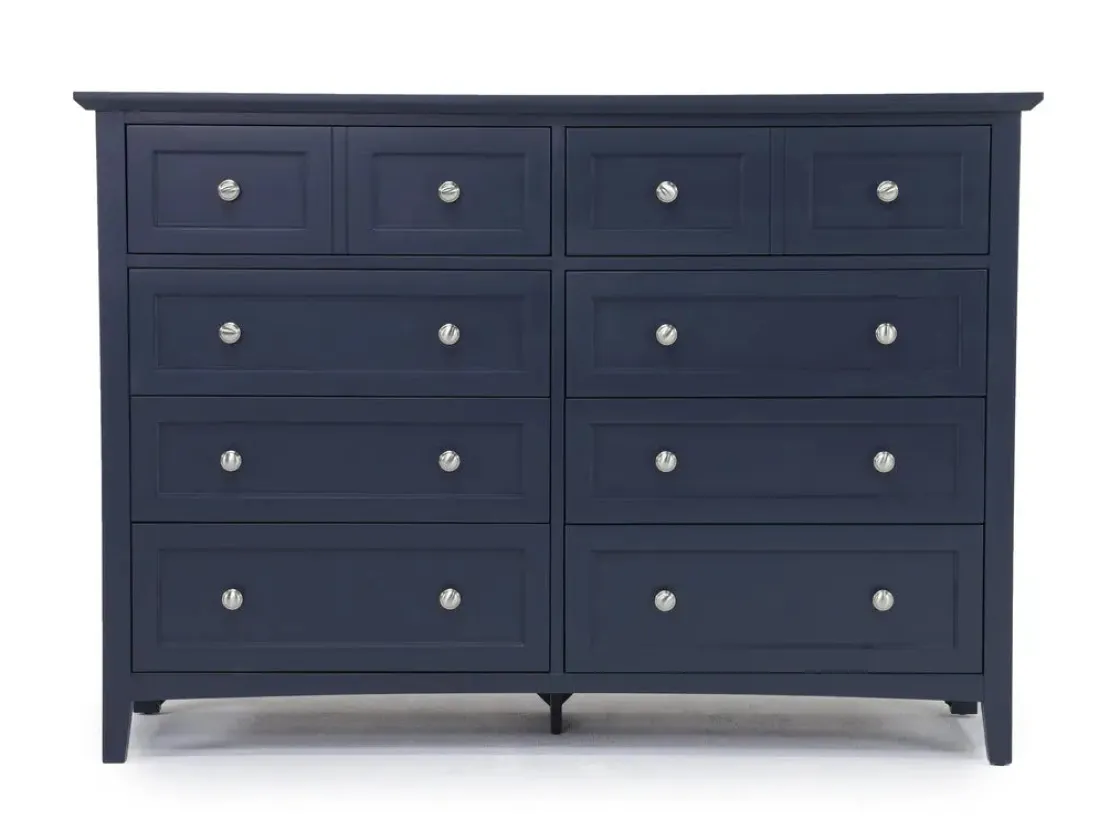 Mor Furniture Grace Panel Bed, Dresser, Mirror & Nightstand In Snowfall, Full