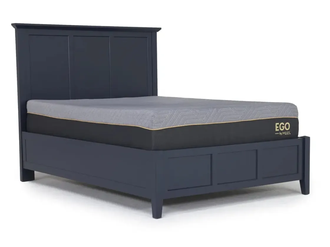 Mor Furniture Grace Panel Bed In Raven, Full