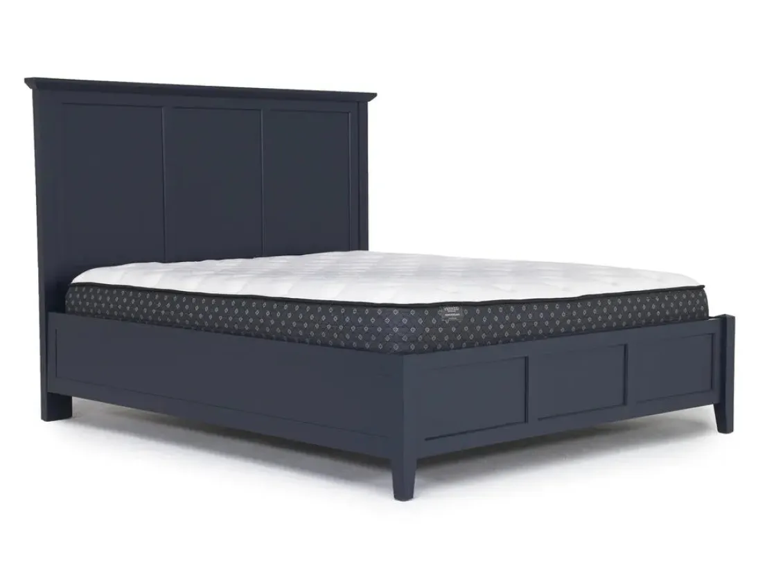 Mor Furniture Grace Panel Bed In Raven, Full