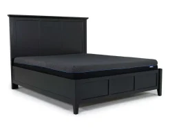 Mor Furniture Grace Panel Bed In Raven, Full