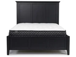 Mor Furniture Grace Panel Bed In Raven, Full