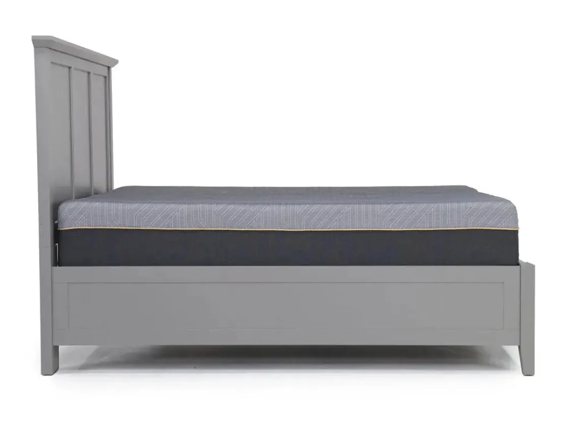 Mor Furniture Grace Panel Bed In Raven, Full