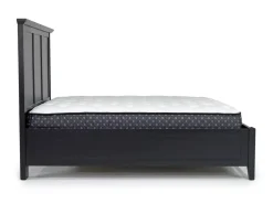 Mor Furniture Grace Panel Bed In Raven, Full
