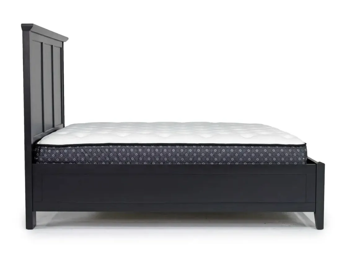Mor Furniture Grace Panel Bed In Raven, Full