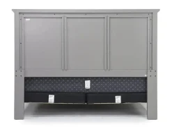 Mor Furniture Grace Panel Bed In Raven, Full