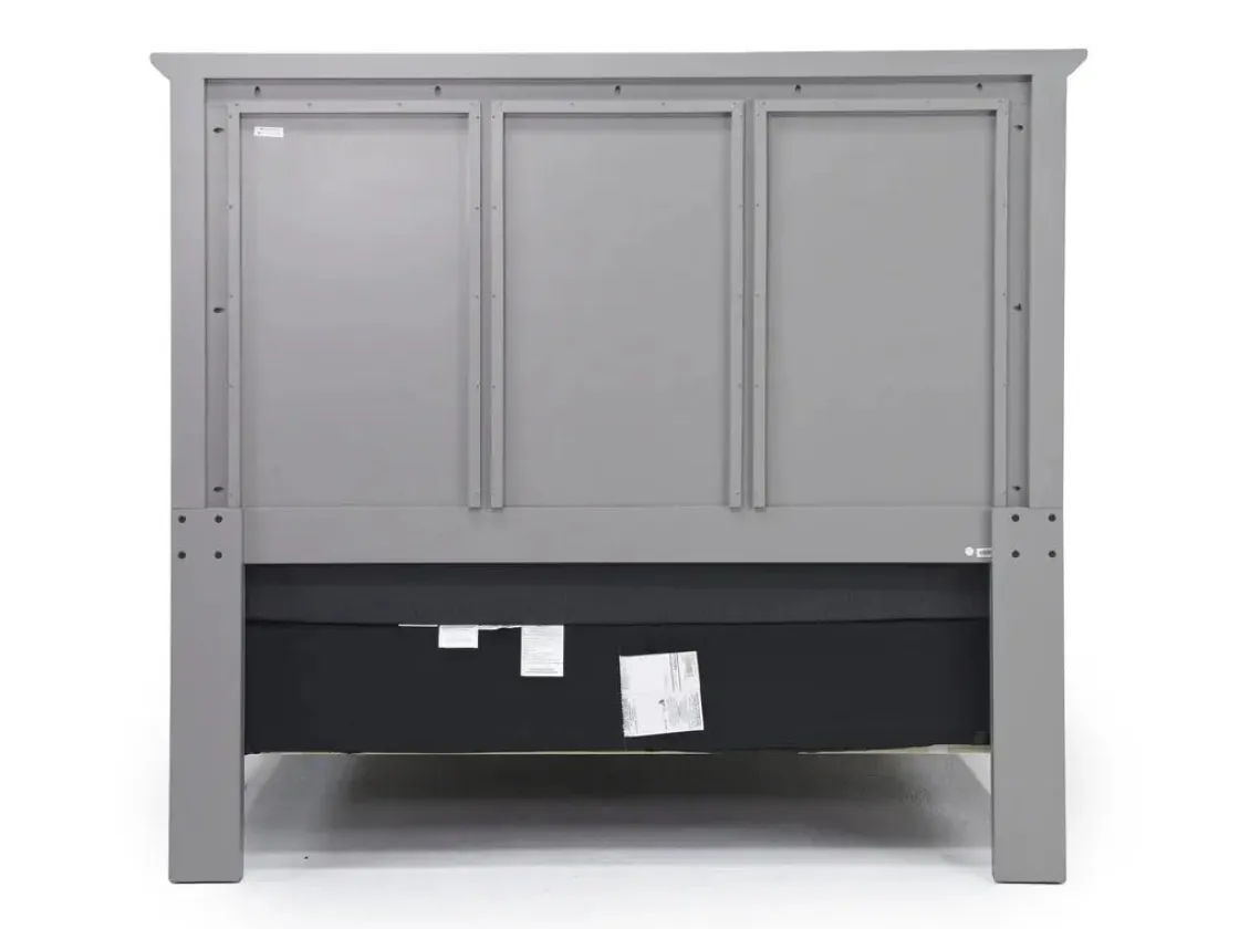 Mor Furniture Grace Panel Bed In Raven, Full