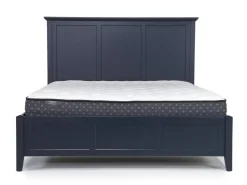 Mor Furniture Grace Panel Bed In Raven, Full