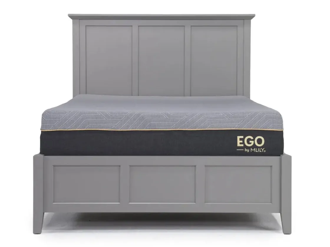 Mor Furniture Grace Panel Bed In Raven, Full